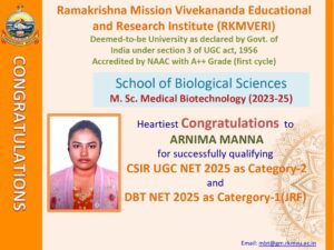 RKMVERI_MdBT-MSc-and-PhD_ACHIEVERS_Arnima_Manna